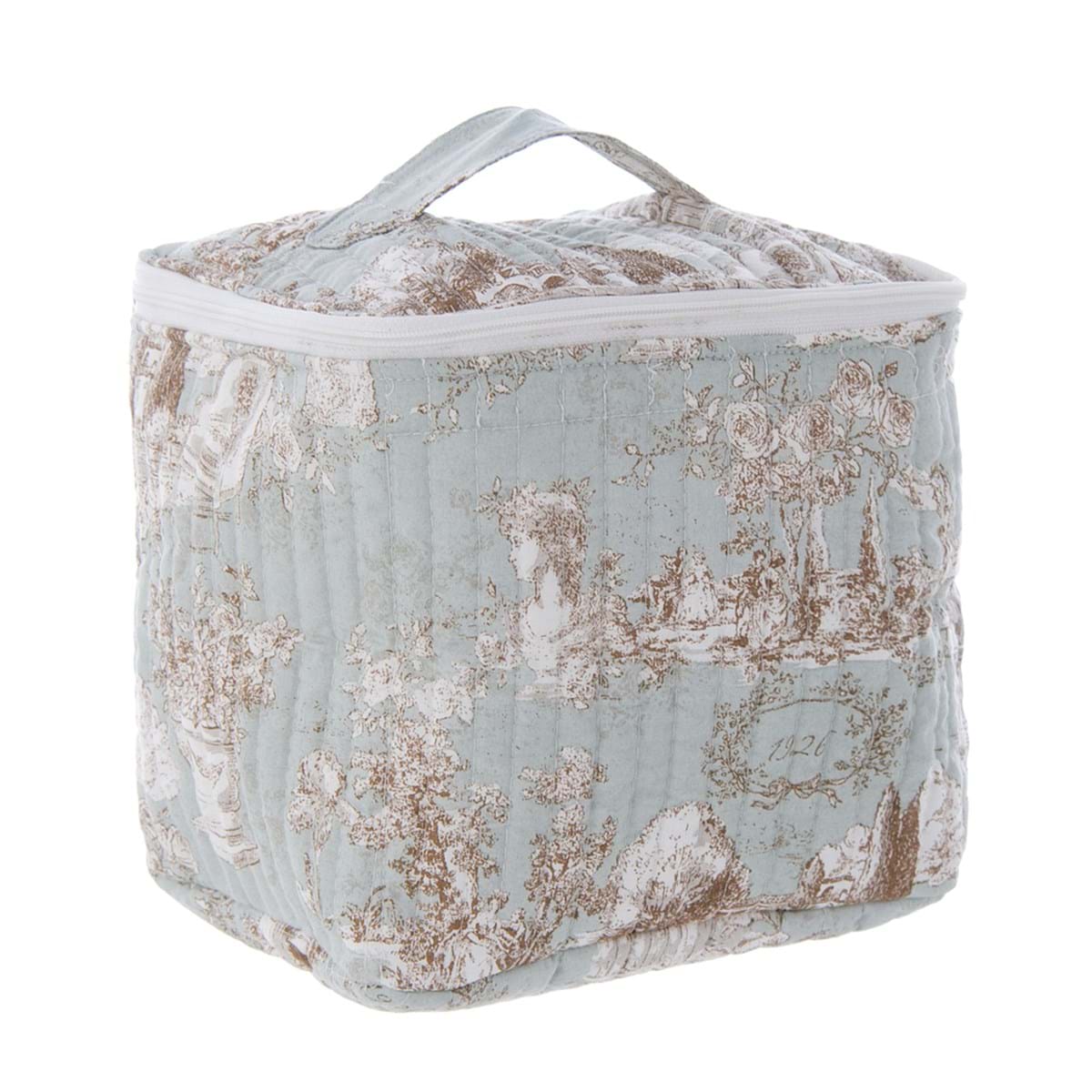 Pochette Blanc Mariclò Toile du Borgo, Atelier Bologna