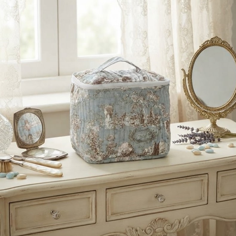 Pochette Blanc Mariclò Toile du Borgo, Atelier Bologna