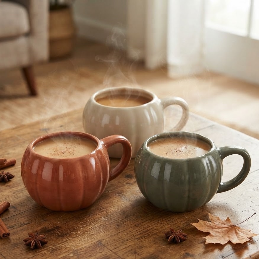 set 3 mug zucca, Atelier Bologna