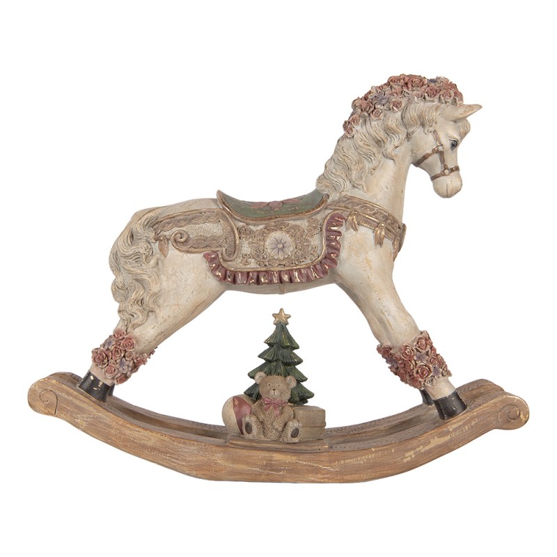 Cavallo a dondolo Vintage, Natale, Clayre e eef, Atelier Bologna