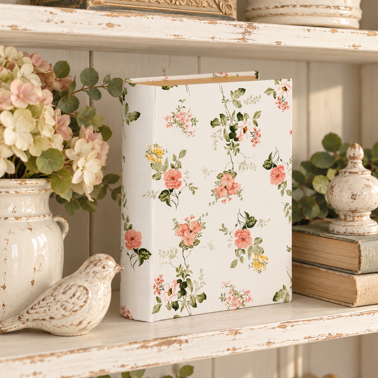 Scatola libro, Clayre e eef, Atelier Bologna, Shabby Chic
