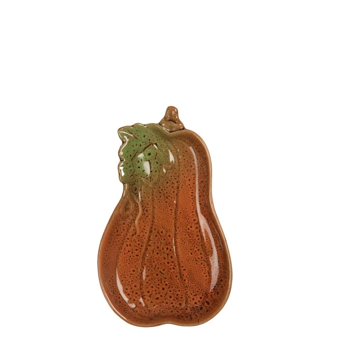 Piattino in ceramica Zucca cm 10x16 - immagine 3