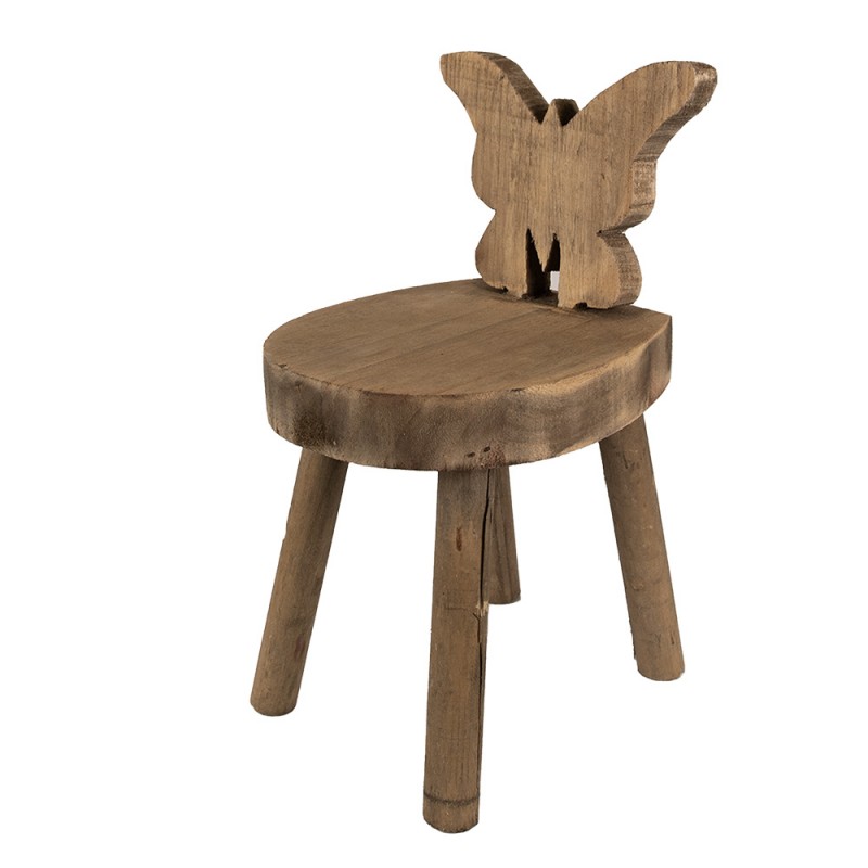 Sgabellino in legno cm 18x19x34h - immagine 6