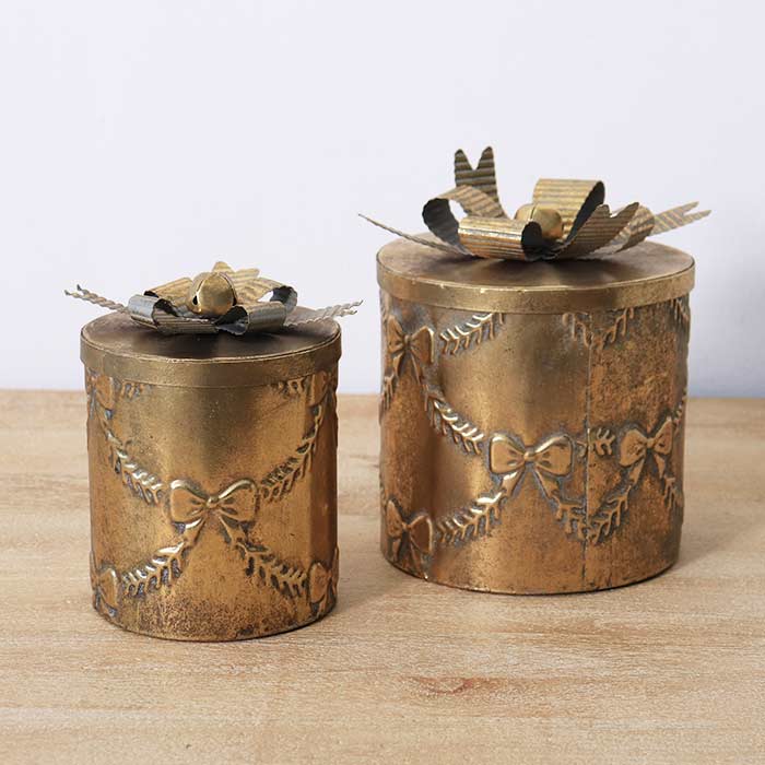 Scatola regalo in metallo cm 14x19h - immagine 4