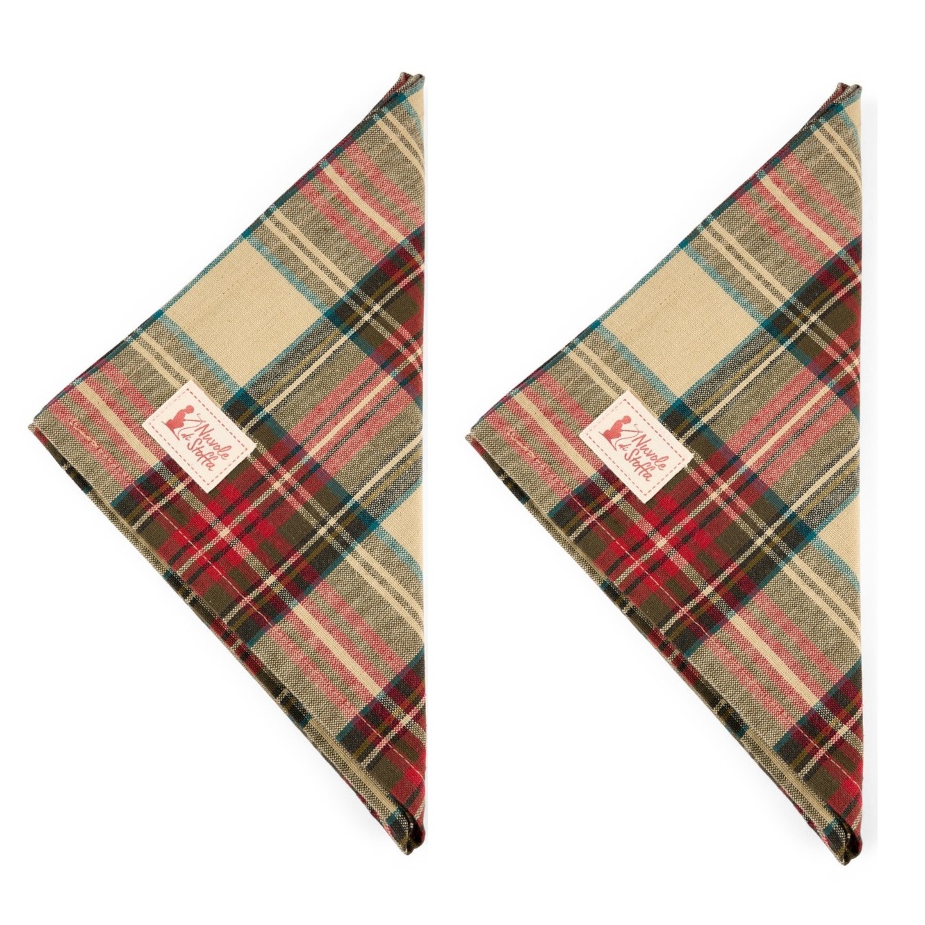 Set 2 Tovaglioli Vintage Tartan cm 45x45 - immagine 2