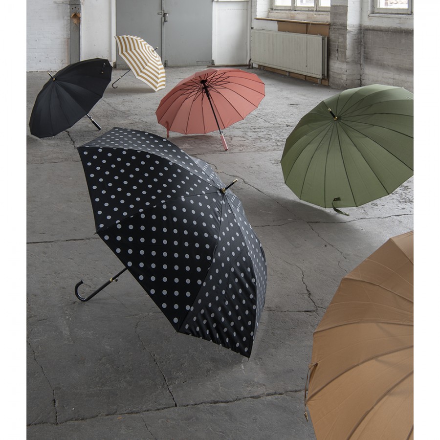 Ombrello cm 100 Verde Nero - immagine 3